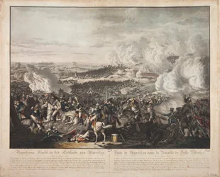 De vlucht van Napoleon bij de Slag van Waterloo